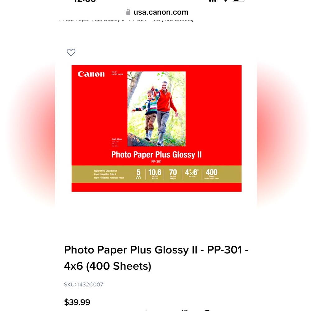 photo paper